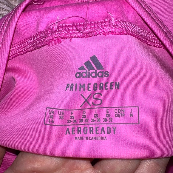 Adidas hot pink sports bra - Picture 3 of 3